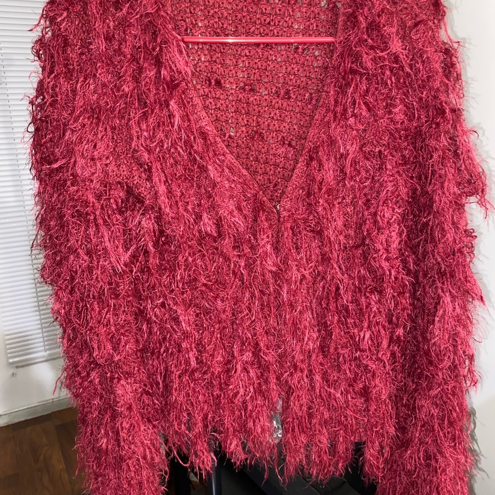 Shaggy cardigan